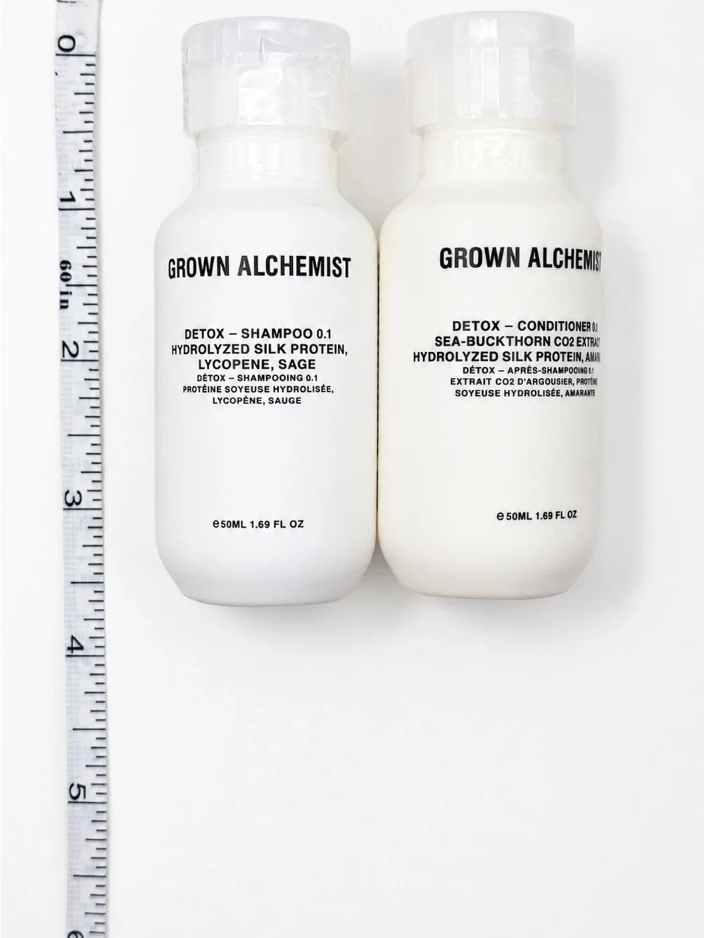 Grown Alchemist Detox Shampoo & Conditioner Travel-Size Set New